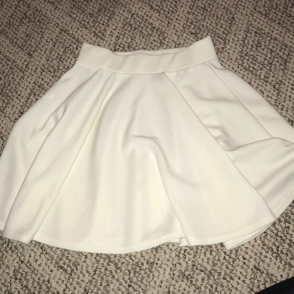 White Skater Skirt